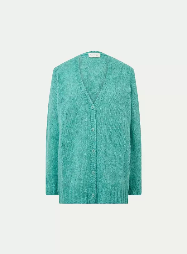 Best Sale Cardigan Bianca Femme Maille