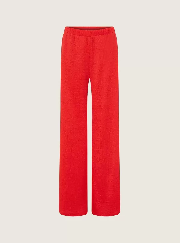 Store Pantalon Large Bouillonné Cerise Le Bouillonné